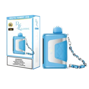 White Yummy Ice Raz flavor RYL 35K Classic.
