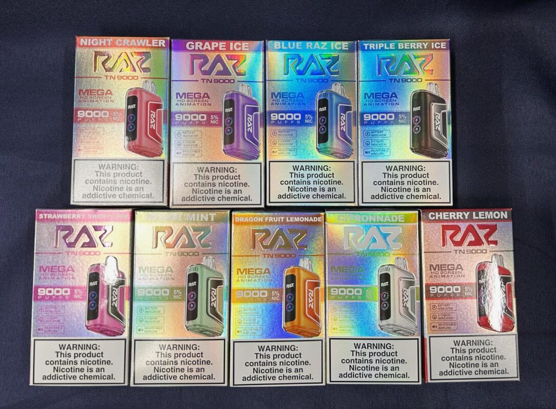 RAZ Vape Flavors 9000